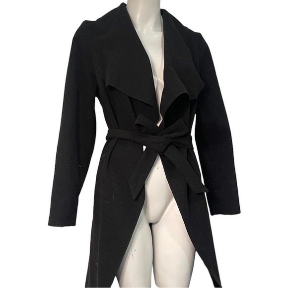 Revamped outerwear black fashion long coat size:S - Picture 3 of 7